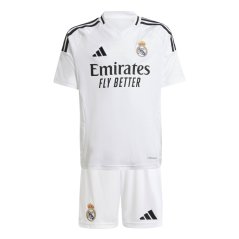 adidas Real Madrid Home Minikit 2024 2025 Juniors White