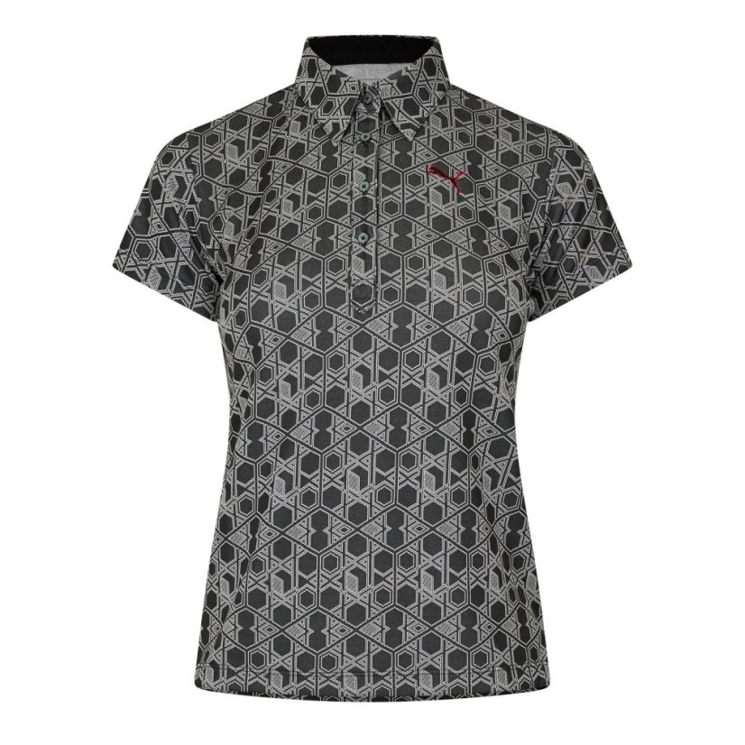 Puma (9) Golf Ss Polo Womens Grey