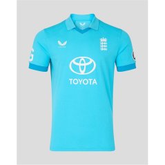 Castore Mens 26/27 England Cricket ODI Shirt Atoll/Danube