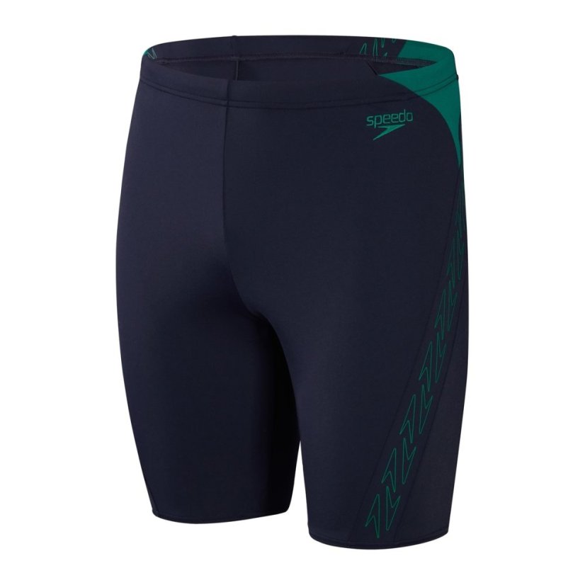 Speedo Men's Spl Jam Am Swim Shorts Navy/Green