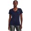 Under Armour Tech™ Twist V-Neck Short Sleeve Womens Midnight Navy