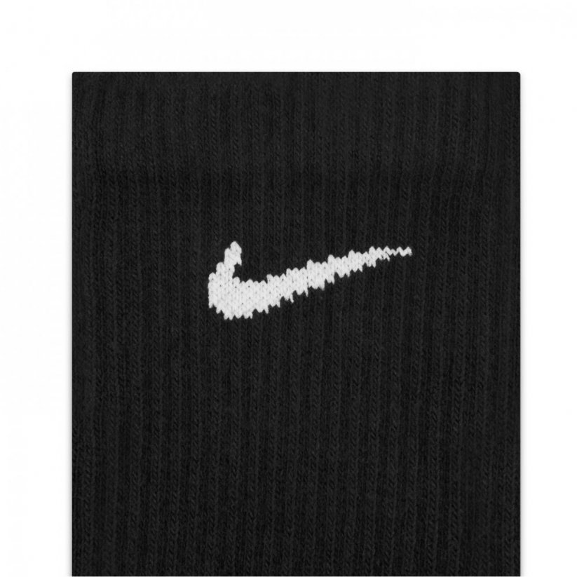 Nike Everyday Lightweight Training No-Show Socks (6 Pairs) Black/White