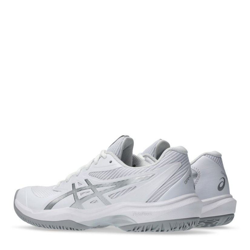 Asics Women's Game Tennis Shoes Wht/Pure Silv