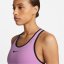 Nike Swoosh On The Run Women's Medium-Support Lightly Lined Sports Bra Fuchsia/Black