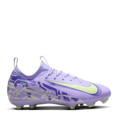 Nike Zoom Mercurial Vapor 16 Juniors Firm Ground Football Boots Purple/Volt