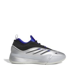 adidas Unisex Kids' Dame Basketball Trainers Silver Met.