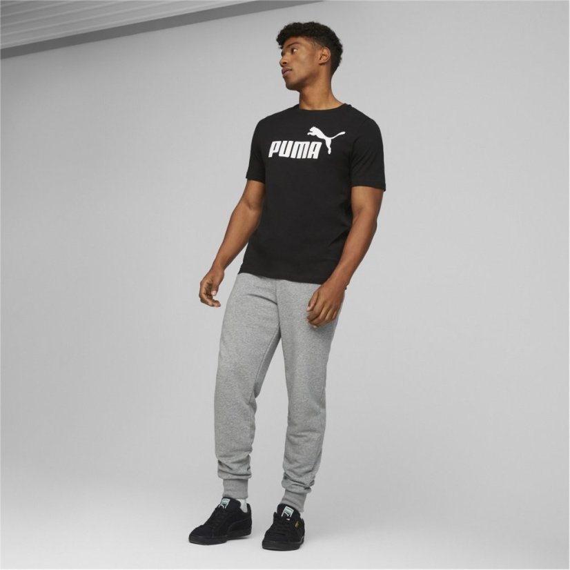 Puma 2 Col Logo Tee Black