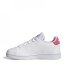 adidas Advantage Lifestyle Court Lace Shoes Junior Girls White/Pink