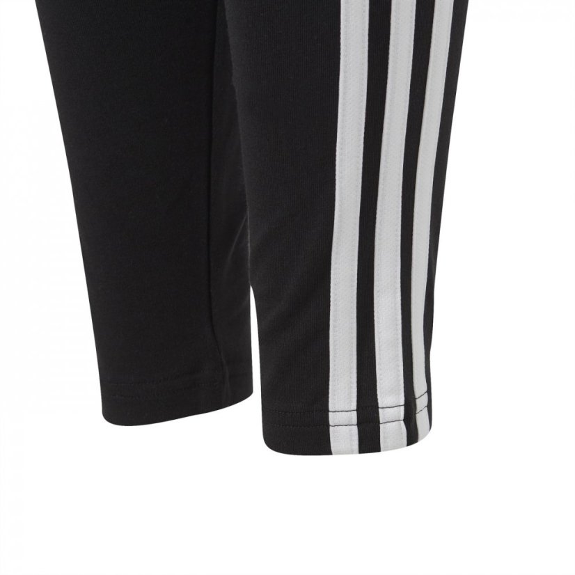 adidas Girls Essentials 3-Stripes Leggings Black/White