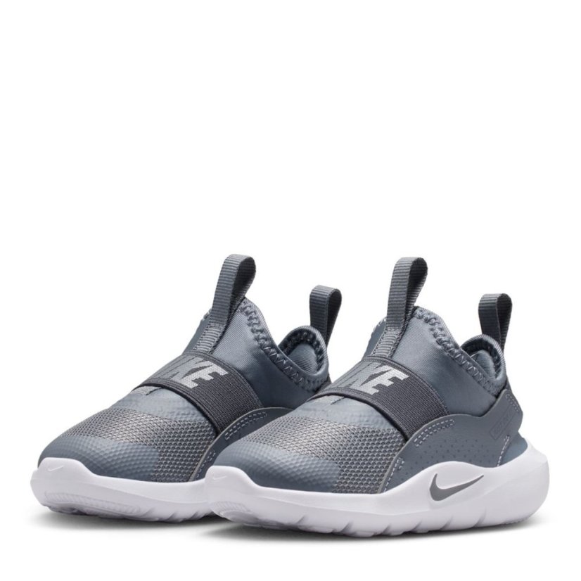 Nike Flex Runner 4 Slip On Sneakers Infants Grey/White