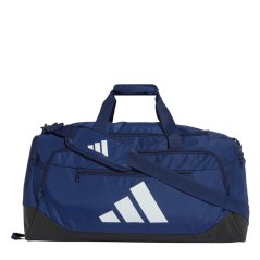 adidas Essentials Medium Duffle Bag Adults Navy/White