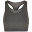 USA Pro Core Racer Back Sports Bra Charcoal Marl