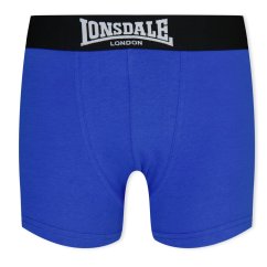 Lonsdale 2 Pack Trunk Shorts Junior Boys Blue