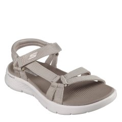 Skechers Go Walk Flex Sandal - Sublime Flat Sandals Womens Taupe