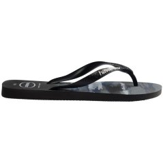 Havaianas Men's Top Camu Black Flip Flops Black/White