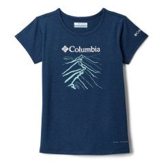 Columbia Tech Trail Graphic Performance T-Shirt Juniors Navy