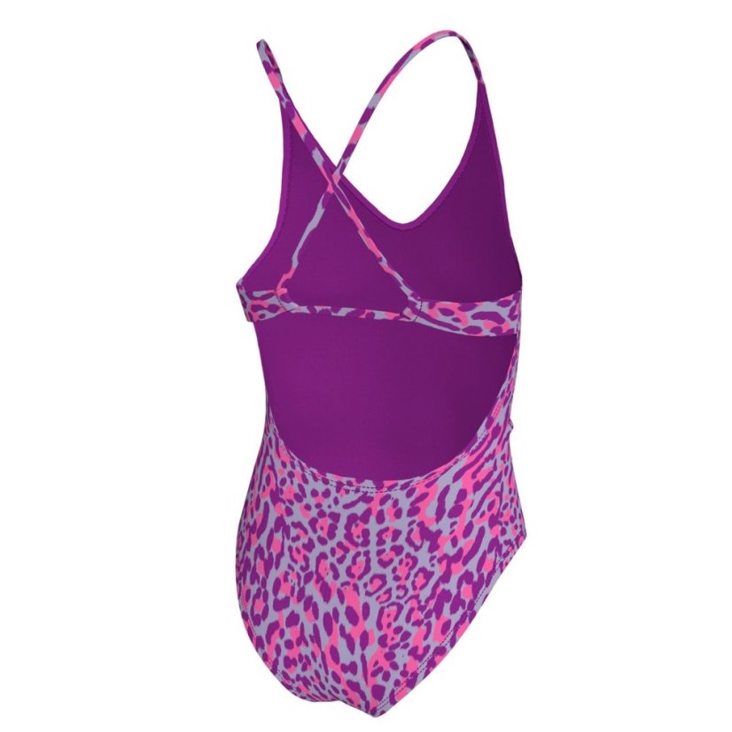 Nike Wild Big Kids (Girls) Lace-Up One-Piece Vivid Purple