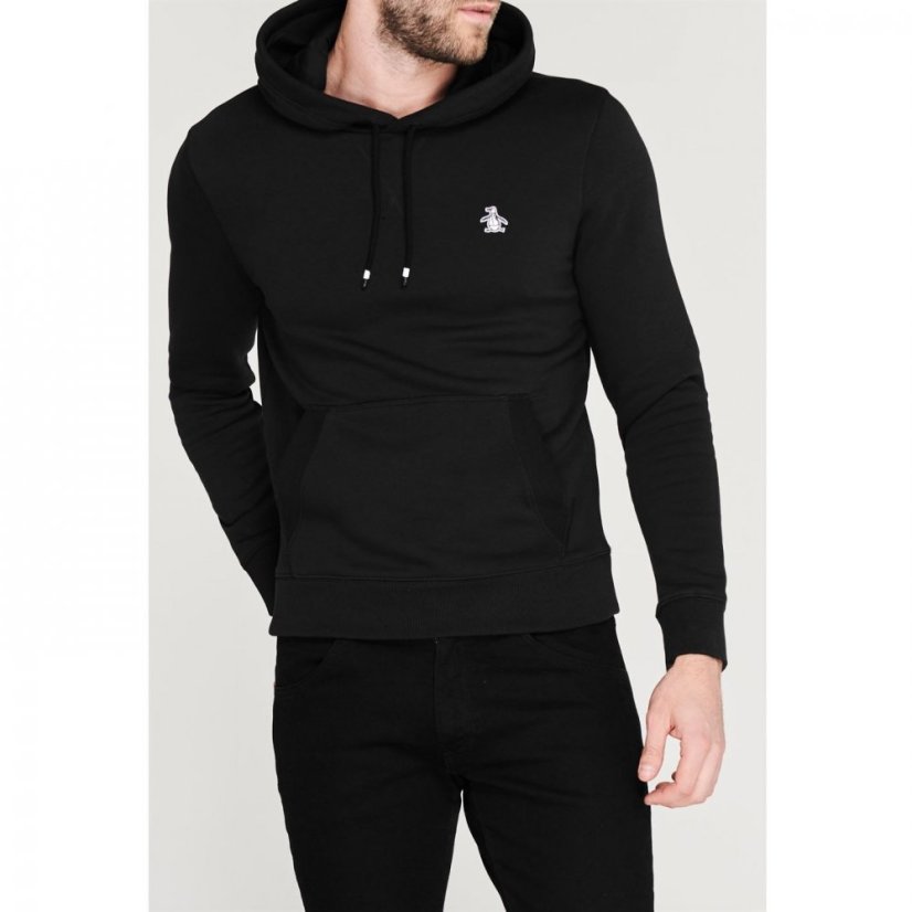 Original Penguin Fleece Popover Hoodie Black 010