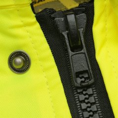 Dunlop Men's Waterproof Reflective Long Sleeve Hi-Vis Jacket Yellow