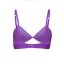 Puma Women's Peek A Boo Triangle Bralette Astor Purple