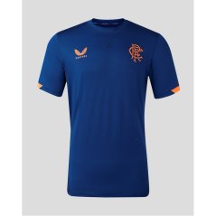 Castore Rangers Travel T-shirt 2023 2024 Adults Blue