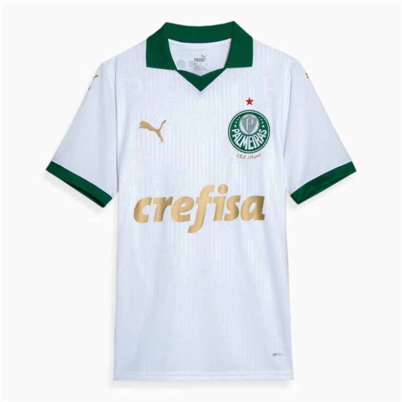 Puma Palmeiras Away Shirt 2024 2025 Adults White