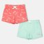 Reebok Kids' Jersey Jogger Shorts Strawberry