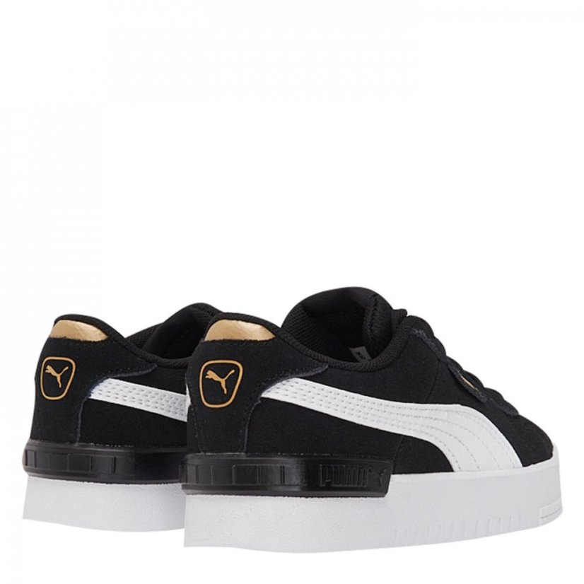 Puma Jada Suede Child Girls Trainers Black/White