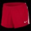 Nike Women's Performance Gym Shorts University Red