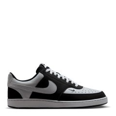 Nike Court Vision Low Trainers Mens Grey/Black