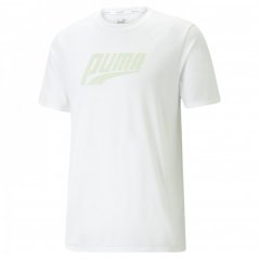 Puma Run Favourite Short Sleeve Performance pánské tričko Puma White
