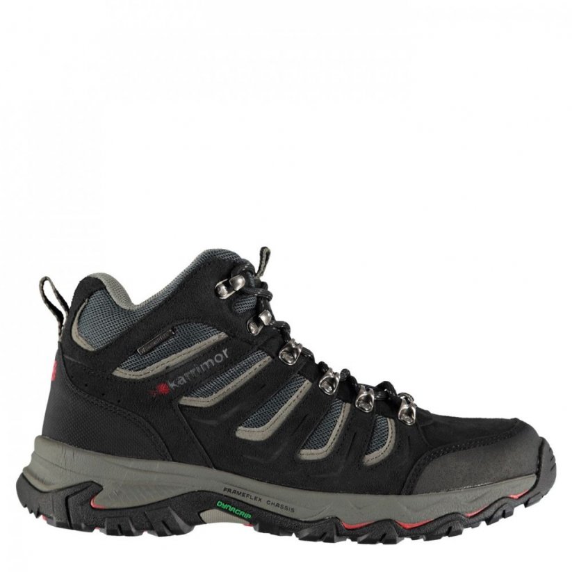 Karrimor Mount Mid Mens Waterproof Walking Boots Black