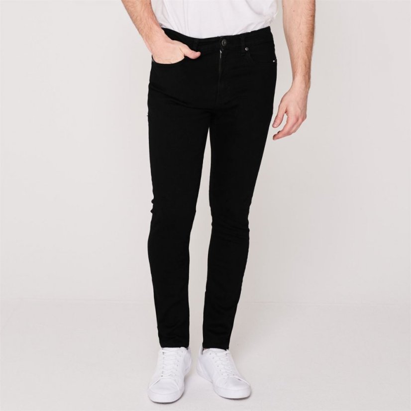 Firetrap Super Skinny Jeans Black 2