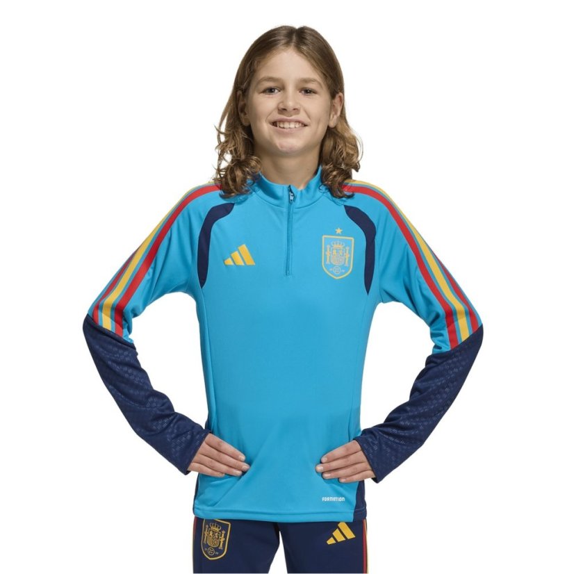 adidas Spain World Cup Training Top 2026 Juniors Blue/White
