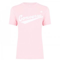Converse Nova Logo dámské tričko Coastal Pink