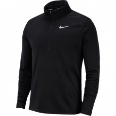 Nike Half Zip Core Long Sleeve Running Top Mens Black