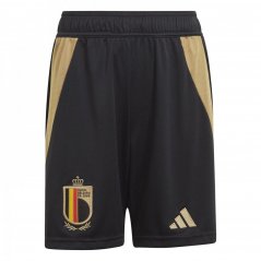 adidas Belgium Home Shorts 2024 Juniors Black