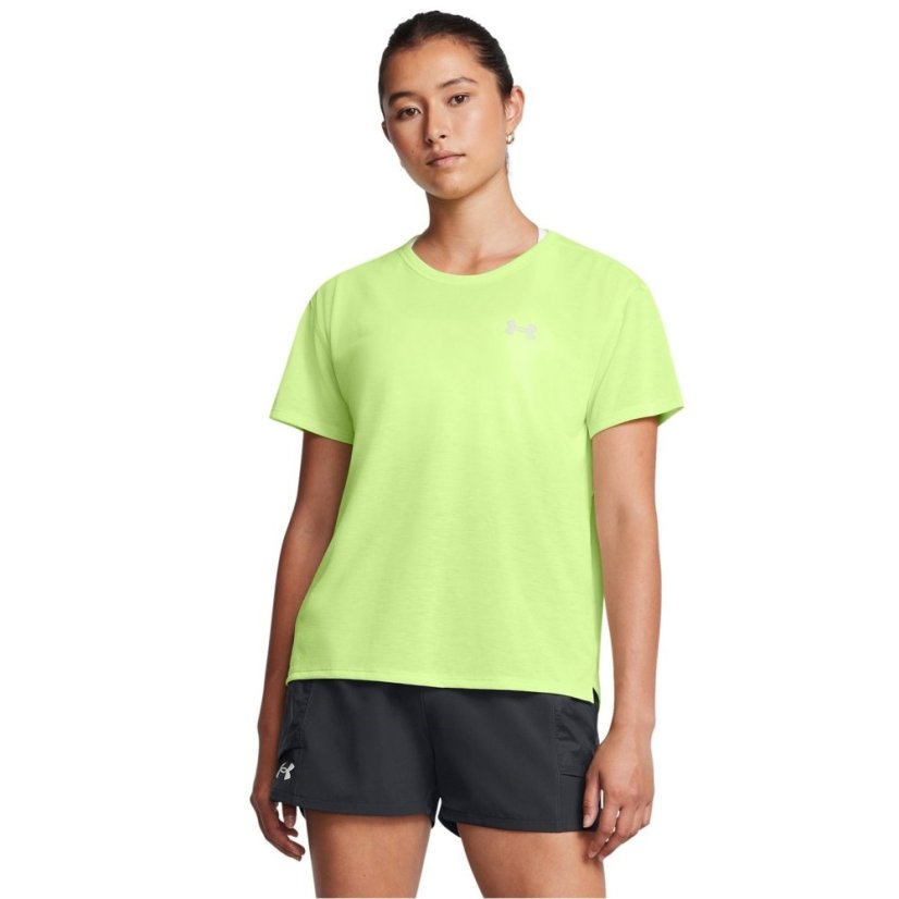 Under Armour Women's Short Sleeve Performance Running Top MORPH GREEN / A