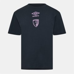 Castore Men's Bournem Logo Short Sleeve Performance T-Shirt Blu/Mallard