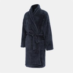 Howick Fleece Plain Robe Men Navy
