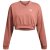 Under Armour Women's Rival Terry Crew Cropped Sweatshirt Pink