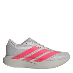 adidas Men's Adizero Pacer Training Shoes Grey/Lucid Red
