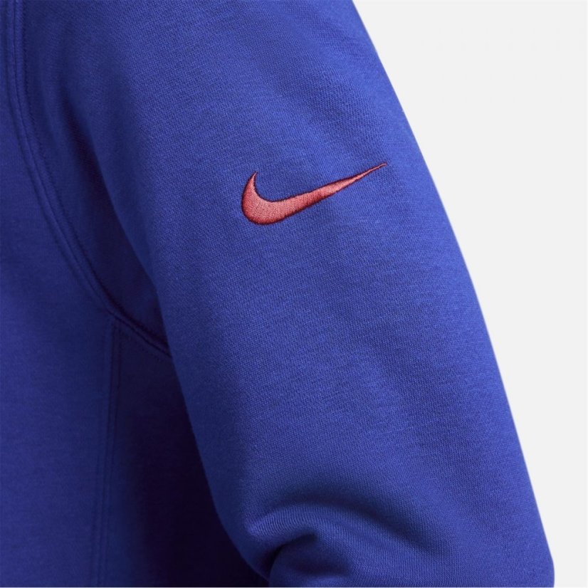 Nike FC Barcelona Club Crew Sweater 2022/2023 Mens Royal Blue/Red