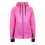 Diadora Women's L. Sweat Fluo Performance Training Jacket Dark Pink
