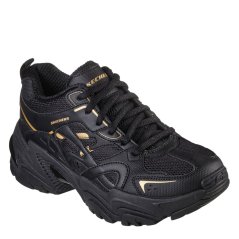 Skechers Women's Staminav2 Casual Low-Top Trainers Black/Black