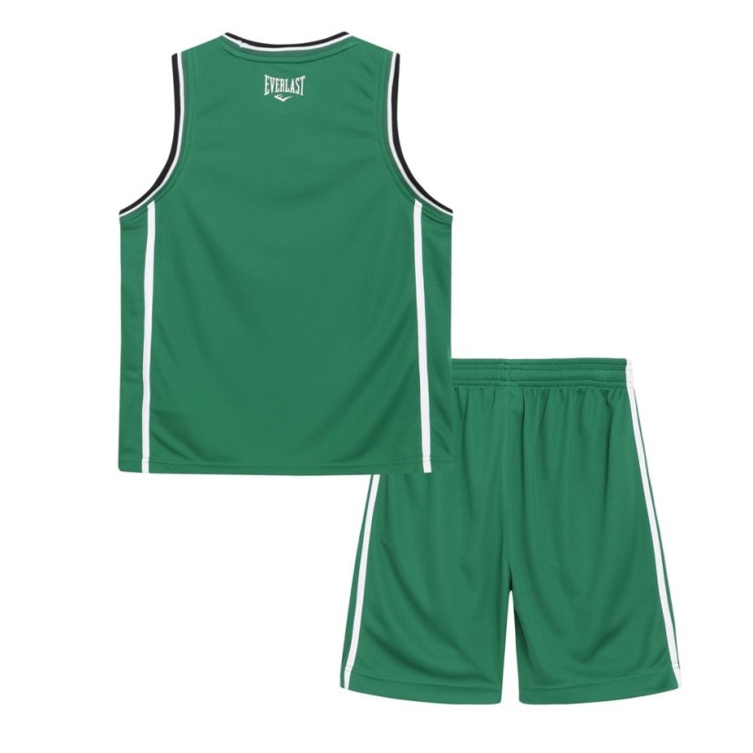 Everlast Basketball Set Junior Green/White