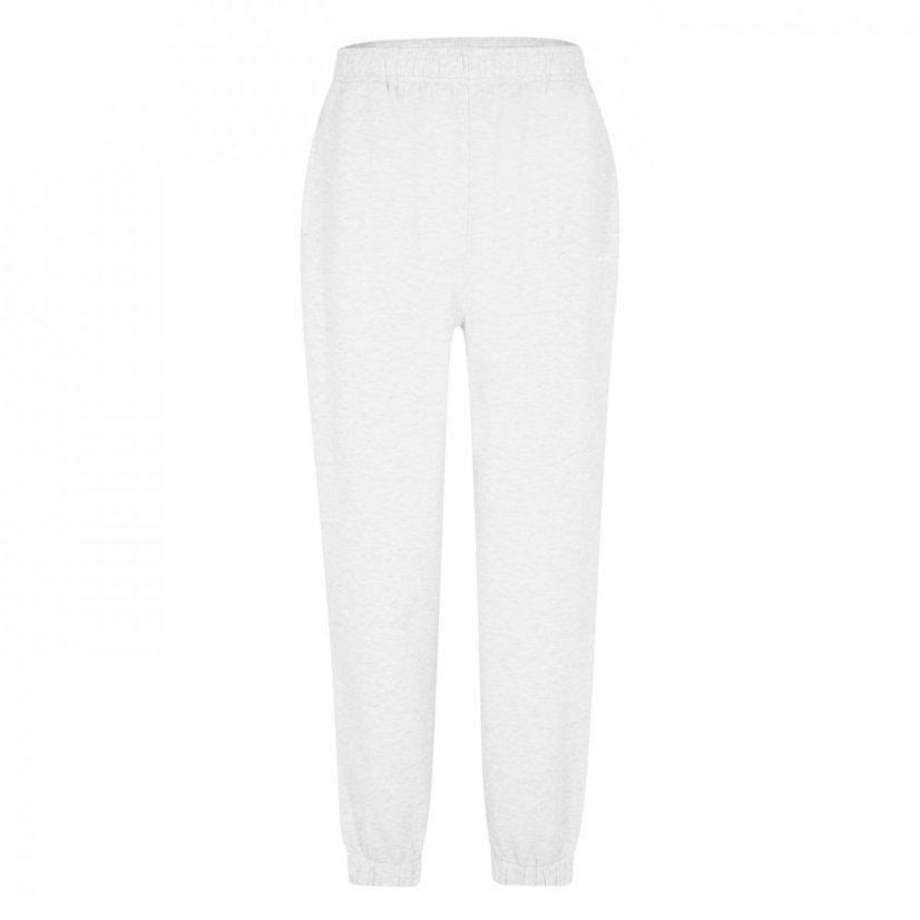 Slazenger Closed Hem Fleece Pants Womens Ice Grey Marl