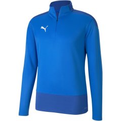 Puma Teamgoal 23 Training quarter Zip Top Fleece Mens Blue/Blue