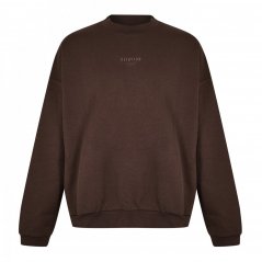 Firetrap Tonal Sweater Mens Brown