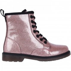 Miso Brandi Child Girls Boots Pink Glitter